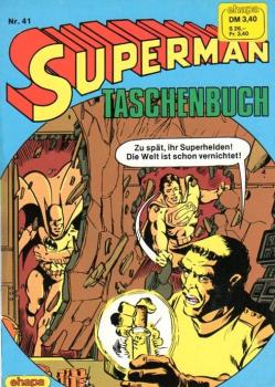 Superman Taschenbuch Nr. 41 Ehapa Verlag Neuwertig