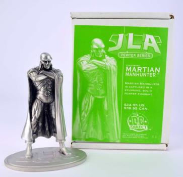 Martian Manhunter JLA Pewter / Zinn Figur DC Direct