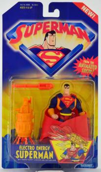 ELEKTRO ENERGY SUPERMAN Action Figure - Superman Animated - KENNER 1996