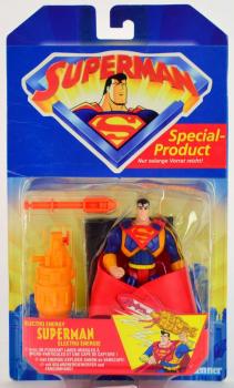 ELECTRO ENERGY SUPERMAN Action Figure - Superman Animated - KENNER 1997