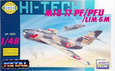 MiG 17 PF/PFU / LiM 6M - 1/48 model kit - SMER 0826