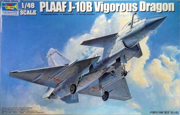 PLAAF J-10B Vigotous Dragon - 1/48 model kit - TRUMPETER 02848