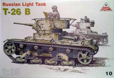 T26 B Russian Light Tank 1/35 model kit TOM 10