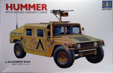 Hummer M1025 Armament Carrier - MOTORIZED - 1/35 model kit CC LEE 03501
