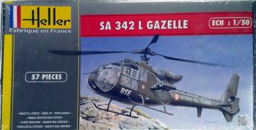 SA 342 L Gazelle 1/50 model kit HELLER 80486