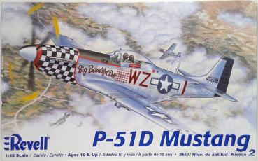 P-51D Mustang 1/48 model kit REVELL 85-5241