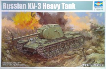 Russian KV-3 Heavy Tank 1/35 model kit TRUMPETER 09544