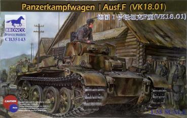 Panzerkampfwagen I Ausf.F VK 18.01 1/35 model kit BRONCO MODELS CB35143