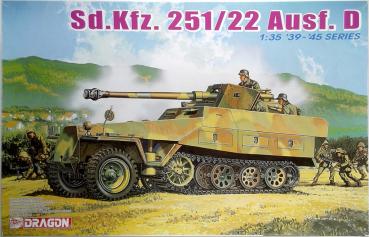 Sd.Kfz. 251/22 Ausf. D w/7.5cm PaK 40 1/35 model kit DRAGON 6248