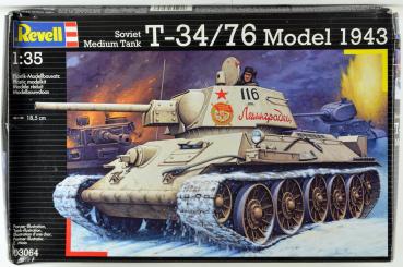 Soviet Medium Tank T-34/76 Model 1943 1/35 model kit Revell 03064