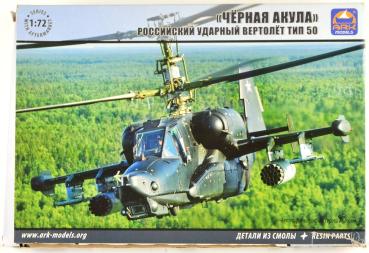 Black Shark Ka-50 Attack Helicopter 1/72 model kit ARK MODELS AK72040