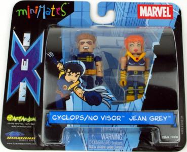 Marvel MINIMATES Cyclops / No Visor & Jean Grey OVP