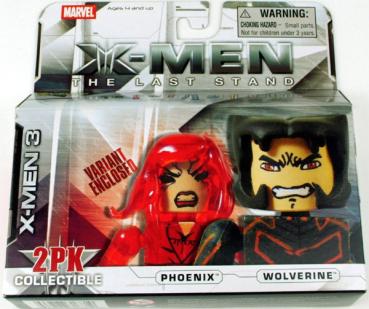 Marvel MINIMATES X-Men Phoenix / Wolverine OVP Variant