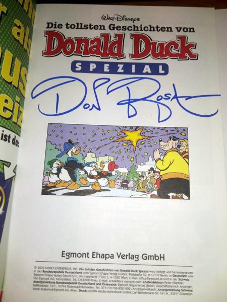 DON ROSA Donald Duck tollste Spezial 2 WEIHNACHTS-Comics SIGNIERT von Don Rosa